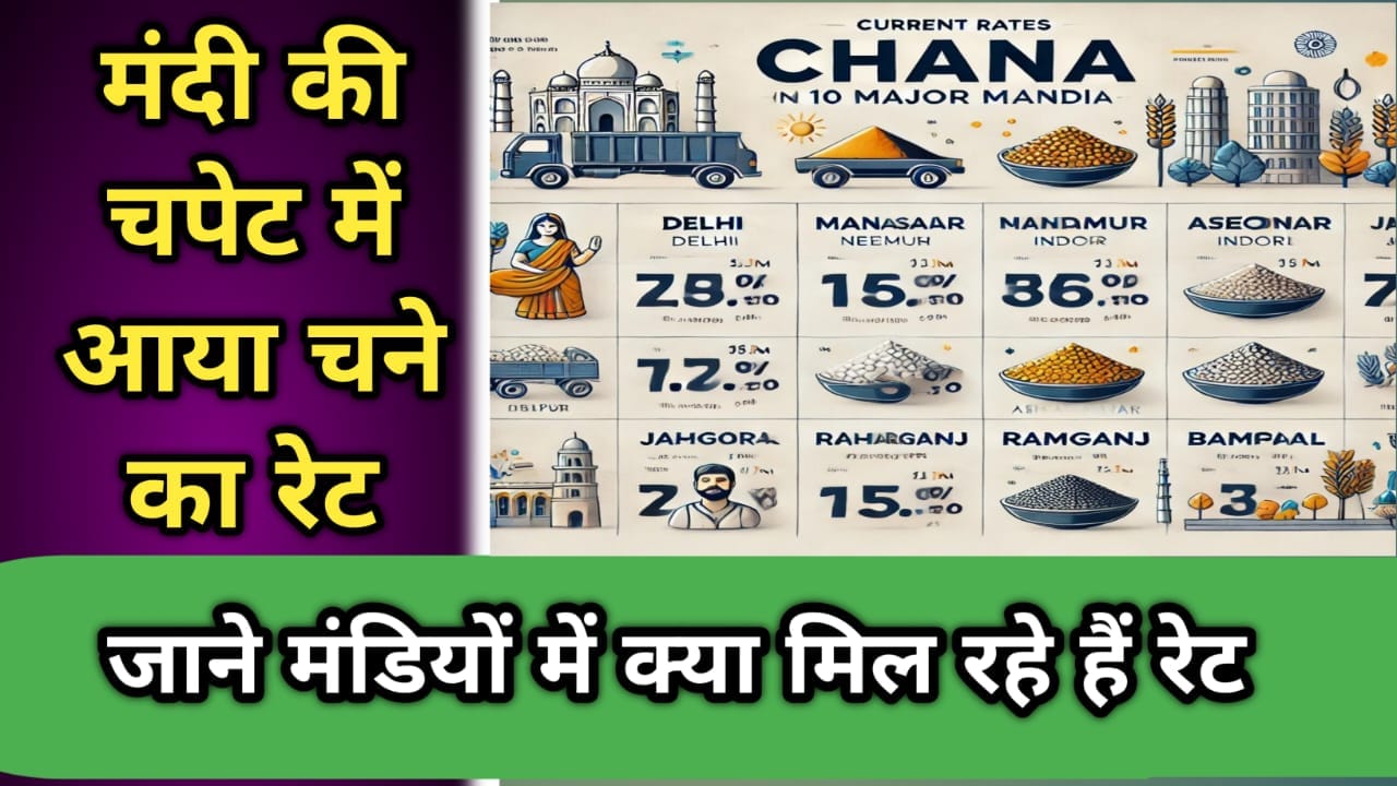 चने का रेट मंदी के कारण