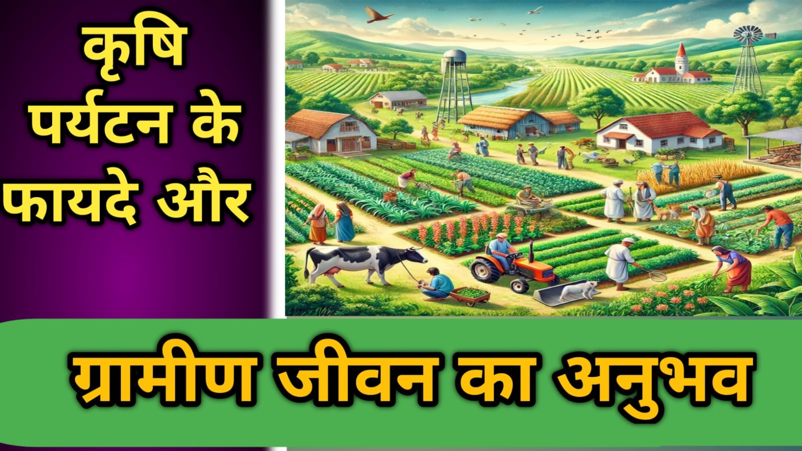 कृषि पर्यटन के फायदे और ग्रामीण जीवन का अनुभव